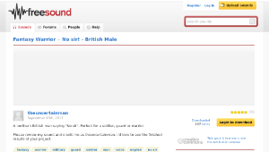 Freesound聲音庫：No sir! - British Male-資源代表圖