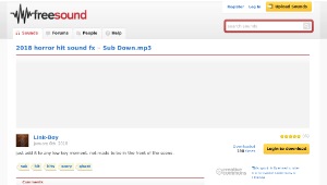 Freesound聲音庫：Sub Down.mp3縮圖