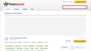 Freesound聲音庫：Chains on floor.wav-資源代表圖