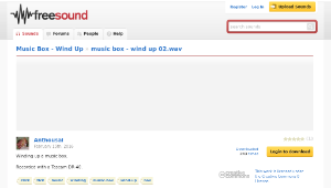 Freesound聲音庫：music box - wind up 02.wav-資源代表圖