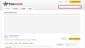 Freesound聲音庫：groove162.wav縮圖