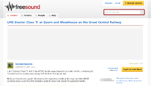 Freesound聲音庫：LMS Stanier Class '5' at Quorn and Woodhouse on the Great Central Railway縮圖