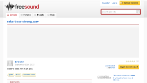 Freesound聲音庫：rake-bass-strong.wav縮圖