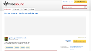 Freesound聲音庫：Underground Garage縮圖