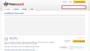 Freesound聲音庫：meditation timer.mp3縮圖
