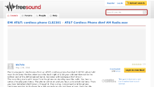 Freesound聲音庫：AT&T Cordless Phone dtmf AM Radio.wav-資源代表圖