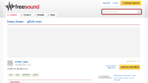 Freesound聲音庫：glicin.wav-資源代表圖