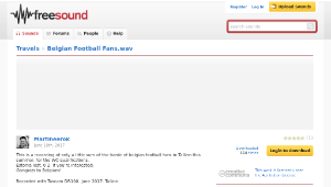 Freesound聲音庫：Belgian Football Fans.wav-資源代表圖