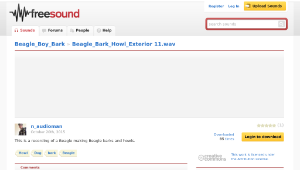 Freesound聲音庫：Beagle_Bark_Howl_Exterior 11.wav-資源代表圖