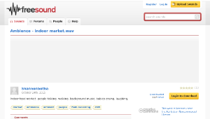 Freesound聲音庫：Ambience - indoor market.wav-資源代表圖