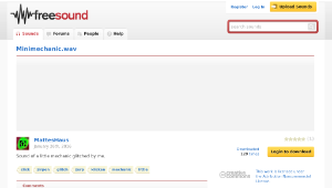 Freesound聲音庫：Minimechanic.wav縮圖