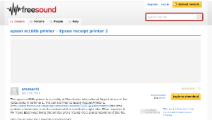 Freesound聲音庫：Epson receipt printer 2縮圖