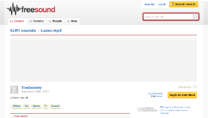 Freesound聲音庫：Lazer.mp3縮圖