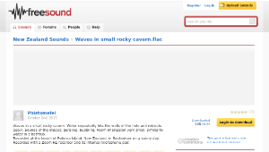 Freesound聲音庫：Waves in small rocky cavern.flac縮圖