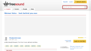 Freesound聲音庫：look behind you.wav-資源代表圖