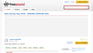 Freesound聲音庫：BUZZER SAMPLER.WAV-資源代表圖