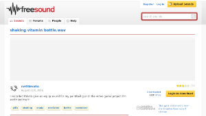 Freesound聲音庫：shaking vitamin bottle.wav縮圖