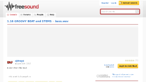 Freesound聲音庫：bass.wav縮圖