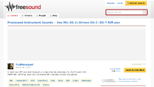 Freesound聲音庫：Vox Mic OS-2+Driven-OS-2+DS-7 Riff.wav-資源代表圖