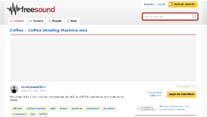 Freesound聲音庫：Coffee Vending Machine.wav-資源代表圖