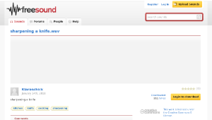 Freesound聲音庫：sharpening a knife.wav-資源代表圖