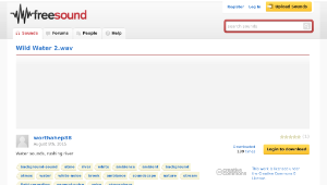 Freesound聲音庫：Wild Water 2.wav-資源代表圖