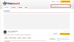 Freesound聲音庫：Cicadas1