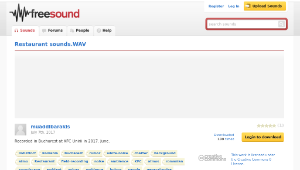 Freesound聲音庫：Restaurant sounds.WAV-資源代表圖