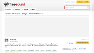 Freesound聲音庫：Tokyo - Train Interior 2縮圖