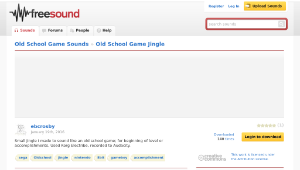 Freesound聲音庫：Old School Game Jingle縮圖