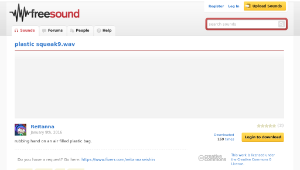 Freesound聲音庫：plastic squeak9.wav-資源代表圖