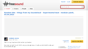 Freesound聲音庫：Experimental beat - modular patch, 05.04.2015-資源代表圖