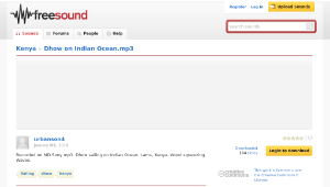 Freesound聲音庫：Dhow on Indian Ocean.mp3縮圖