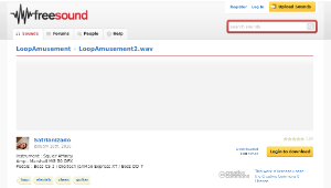 Freesound聲音庫：LoopAmusement2.wav