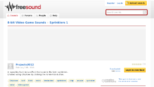 Freesound聲音庫：Sprinklers 1縮圖