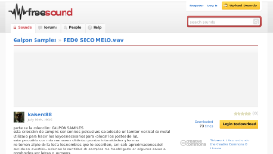 Freesound聲音庫：REDO SECO MELO.wav