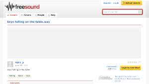 Freesound聲音庫：keys falling on the table.wav-資源代表圖