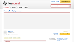 Freesound聲音庫：Bleach_Thick_Liquid.wav-資源代表圖