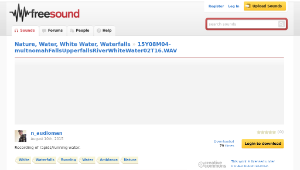 Freesound聲音庫：15Y08M04-multnomahFallsUpperfallsRiverWhiteWater02T16.WAV-資源代表圖