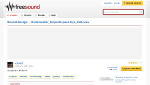 Freesound聲音庫：Underwater_torpedo pass bys_CsG.wav-資源代表圖
