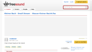 Freesound聲音庫：Wasser-Kleiner Bach4.flac-資源代表圖
