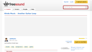 Freesound聲音庫：Another Guitar Loop-資源代表圖