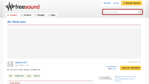 Freesound聲音庫：Air Vent.wav-資源代表圖