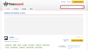 Freesound聲音庫：distant_fireworks_2.wav