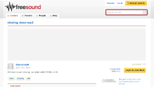 Freesound聲音庫：closing door.mp3