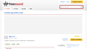 Freesound聲音庫：creaturegrumble.mp3