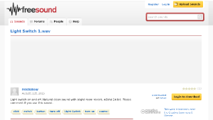 Freesound聲音庫：Light Switch 1.wav