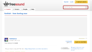 Freesound聲音庫：furbish - how boring.wav