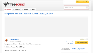 Freesound聲音庫：FunFair NL 001 160827_00.wav縮圖
