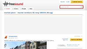 Freesound聲音庫：market outdoors NL long 160319_00.ogg-資源代表圖